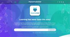 Desktop Screenshot of mysavvytutor.com